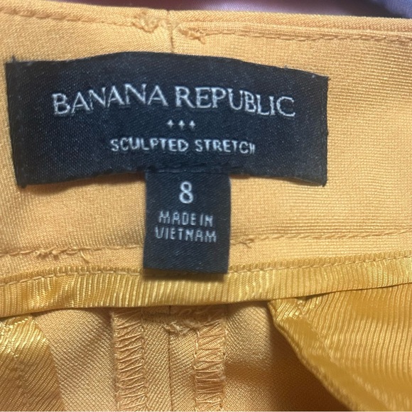 Banana Republic Yellow Wide-Leg Pants - Picture 4 of 9